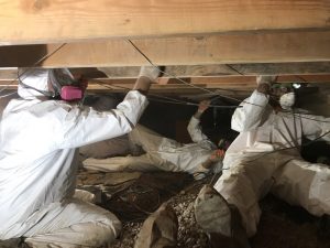 Technicians Conducting Storm Repairs After a Thunderstorm